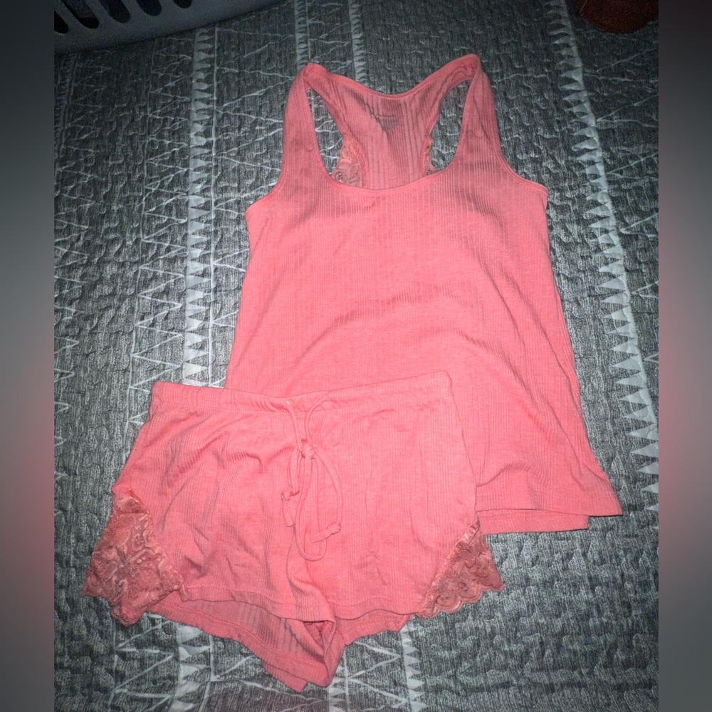 Peach sleep set